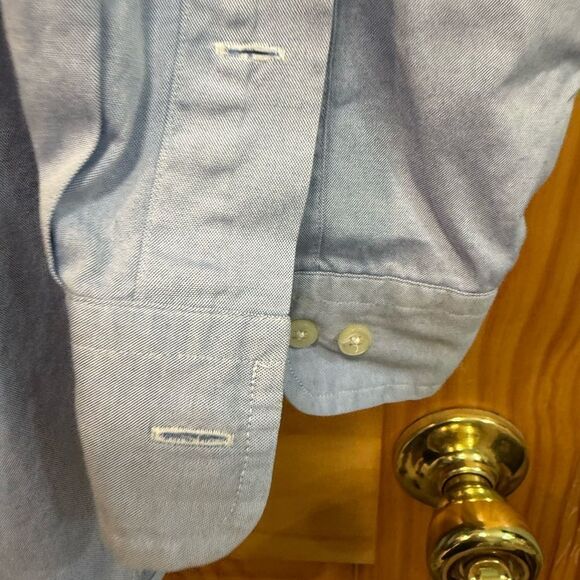 Polo by Ralph Lauren Blue Casual Button Down Shirt size 16 32/33 - Picture 2 of 9